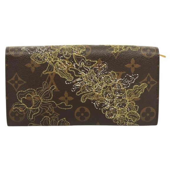 LOUIS VUITTON Monogram Dentelle Portefeuille Sarah Wallet M95390 LV Auth 119253V - Picture 2 of 16